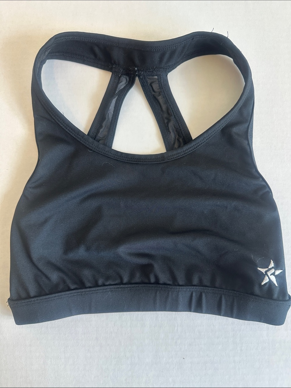 Rebel Athletic Racerback Mesh Sports Bra Cheer AXS
